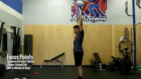 Barbell Overhead Hold